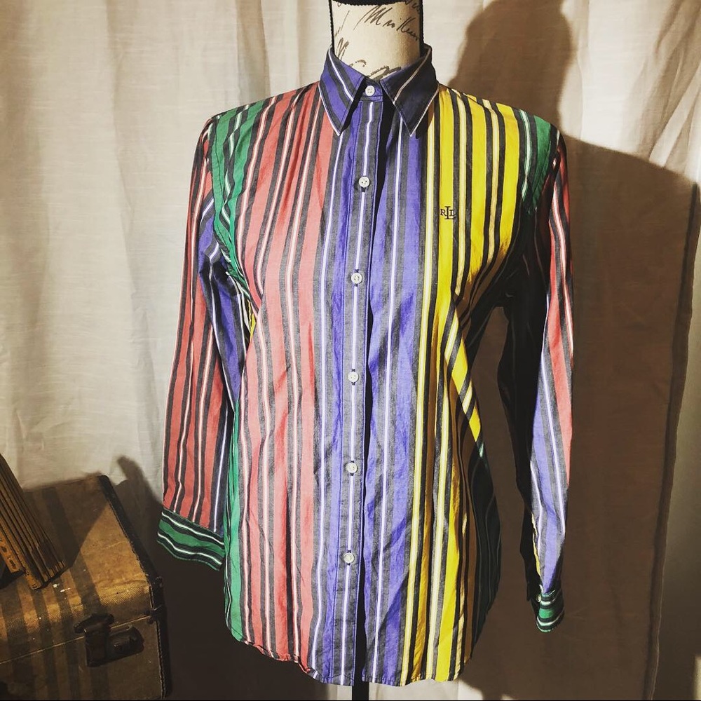 Vintage Rainbow Ralph Lauren Shirt